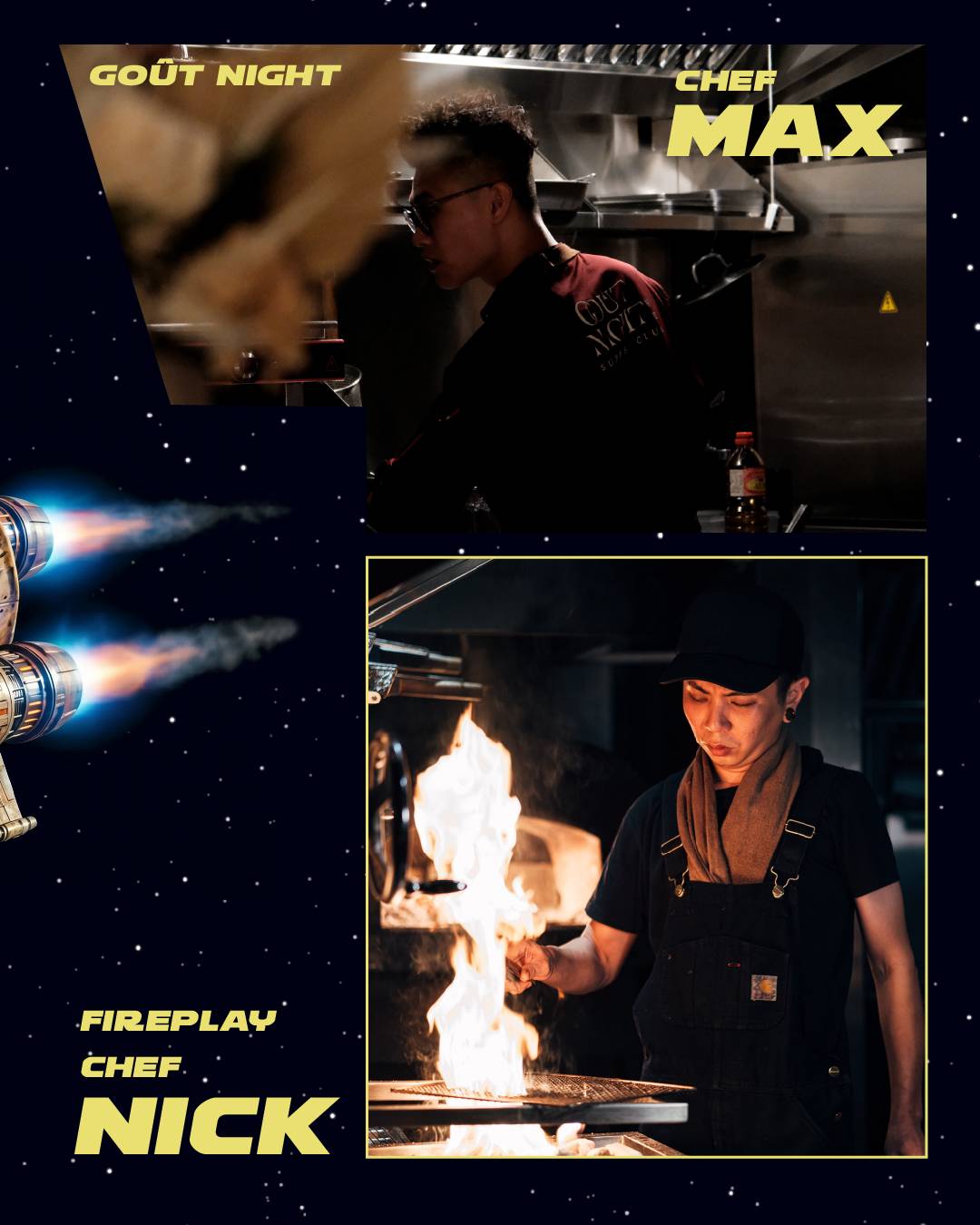 直火＋酒精爽快原力：FirePlay 主廚 Nick 聯手 Goût Night、Goût Bar 推出一日限定街頭風 Taco 實驗 ...
